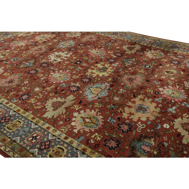 Handmade with wool circa 1920-1930, this 11x16 antique hooked rug is an extremely rare and exciting new addition to Rug &...