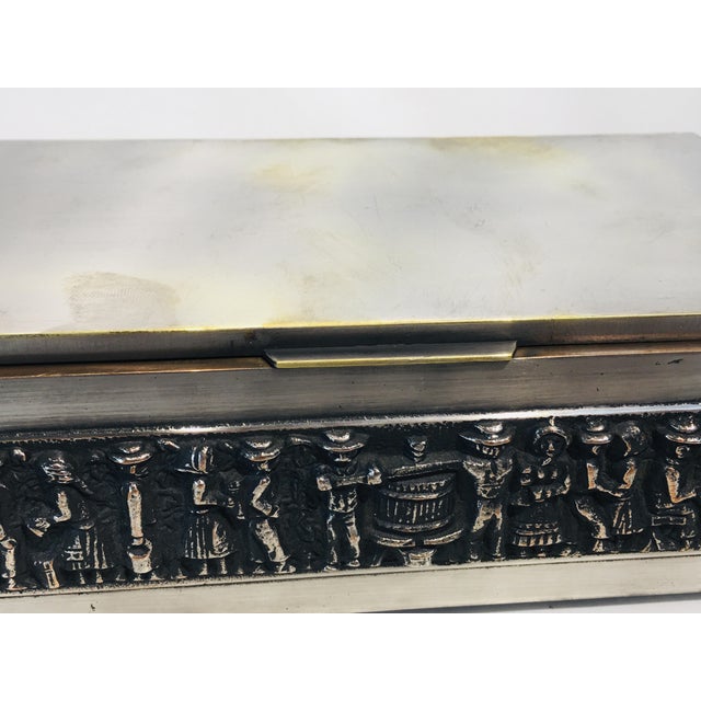Vintage Industrial Copper Cigar Box, 1960s For Sale - Image 16 of 18