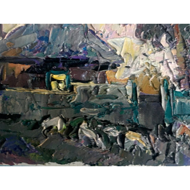 Gray Oil Painting After the Rain Kalenyuk Alex For Sale - Image 8 of 10