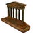 Early 20th Century Antique Neoclassical Pantheon Style Temple Facade Architectural Salvage Bookends - A Pair For Sale - Image 5 of 13