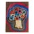 Vintage Mid-Century Expressionist Anemone Floral Still Life Mixed Media Painting For Sale