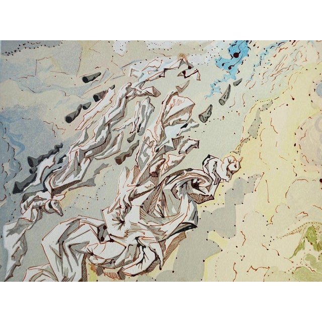 Salvador Dali, Le sixième ciel de Jupiter, Etching For Sale - Image 4 of 5