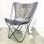 Mid-Century Modern Hammered + Welded Patchwork Steel Butterfly B K F Chair For Sale - Image 3 of 10