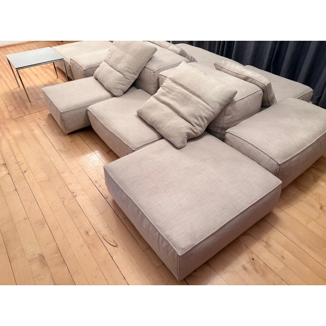 Wood Modular Sofa by Piero Lissoni for Living Divani, Italy, 2010s, Set of 14 For Sale - Image 7 of 18