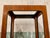 1960s Lane MCM Narrow Wood Open Display Case/Etagere W/Adjustable Smoked Glass Shelves For Sale - Image 9 of 12