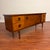 Mid-Century Modern 1966 Mid-Century Two-Toned Teak Sideboard With Sliding Doors For Sale - Image 3 of 14
