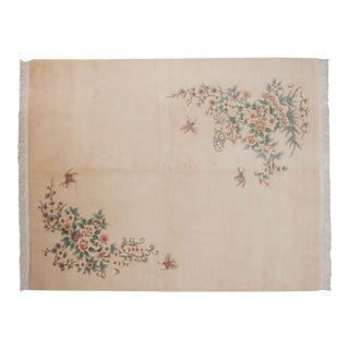 Vintage Art Deco Carpet - 8' X 9'10" For Sale