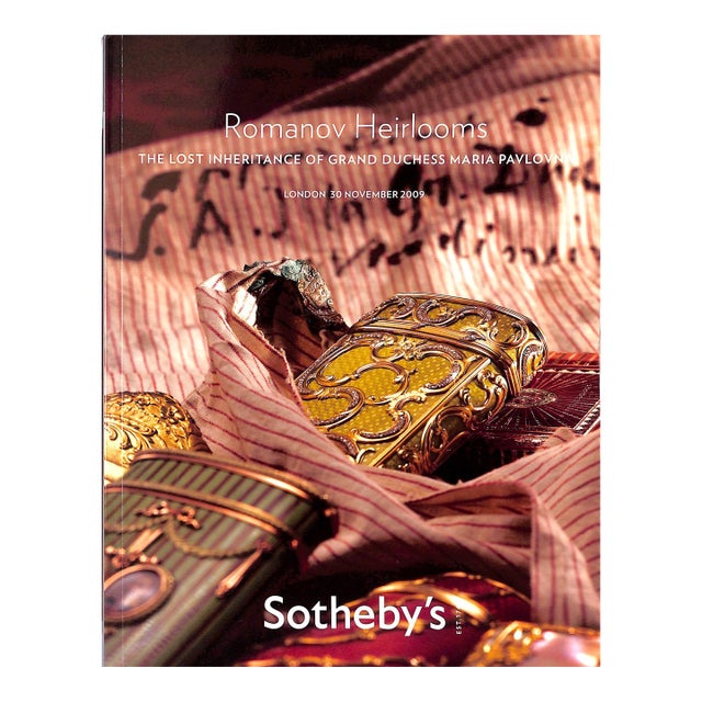 Romanov Heirlooms: The Lost Inheritance of Grand Duchess Maria Pavlovna. 30 November 2009 For Sale