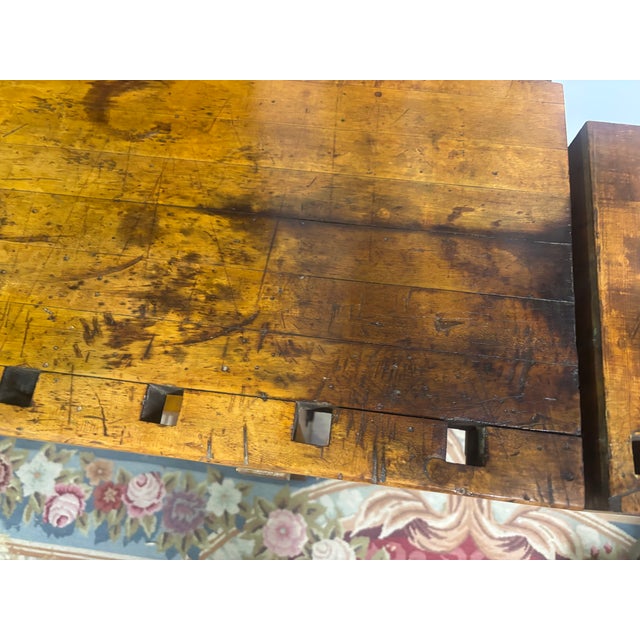 Solid Maple Workbench, G. Christiansen, Chicago For Sale - Image 11 of 14