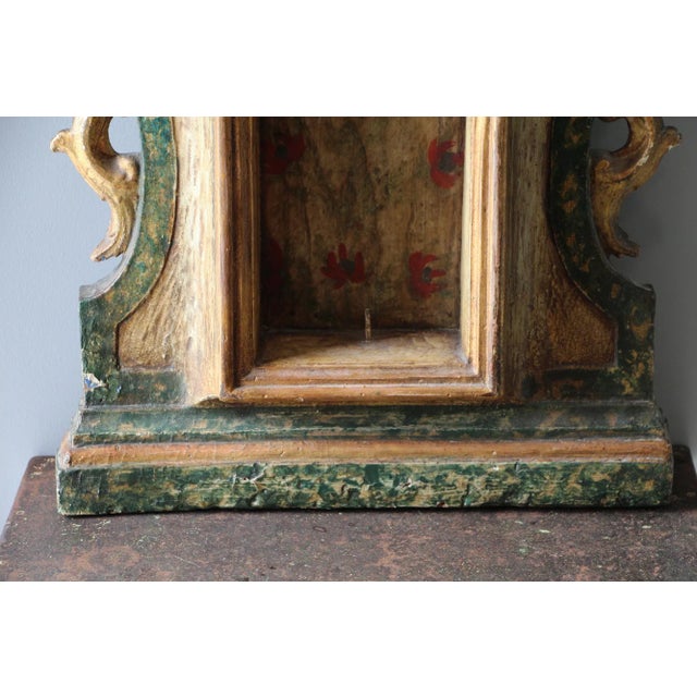 18th Century 18th Century Baroque Wall Oratory, Portuguese For Sale - Image 5 of 11