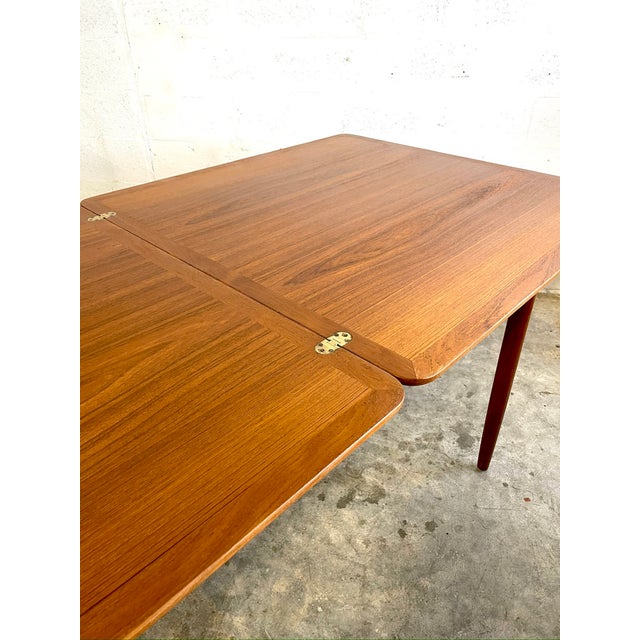 Danish Modern Kurt Ostervig Dining Folding Teak Table For Sale In Miami - Image 6 of 6