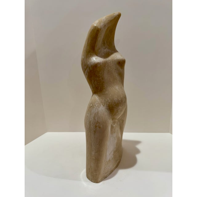 1960s Larry Mohr Signed Resin Figurative Sculpture Abstract Female Form Modernist Torso For Sale - Image 14 of 18