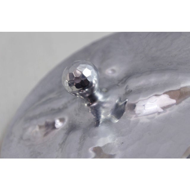 Swiss Maggi Box in Hammered Metal, 1970 For Sale - Image 9 of 11