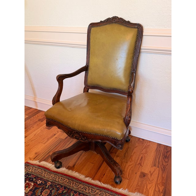 John Widdicom1960-70's French Provincial Style Desk and Executive Chair For Sale - Image 14 of 16