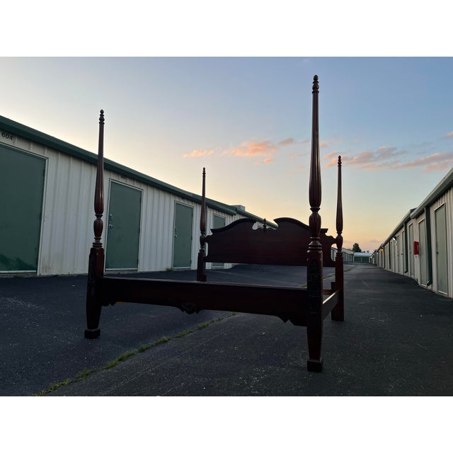 Kincaid Furniture Limited Edition General William Lenoir King Poster Bed Frame For Sale - Image 9 of 12