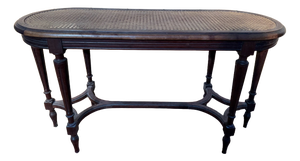 Piano Bench with Tapered Legs, 1890s