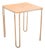 Loop Table B10 in Chrome-Plated Tubular Steel and Peach-Colored Lacquered Plywood by Marcel Breuer, 1927 For Sale