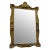 Italian Baroque Golden Frame Mirror, 1950s For Sale
