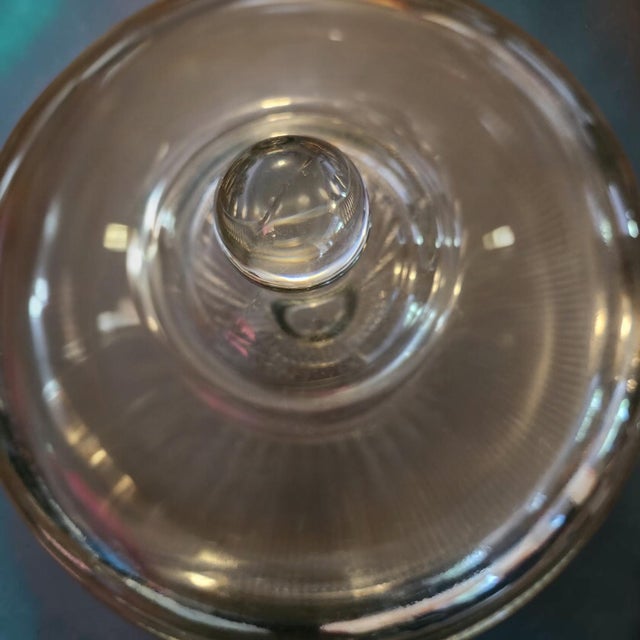 1980s Anchor Hocking “Canton” Glass Cake Dome and Multifunctional Server- 2 Piece For Sale In Greensboro - Image 6 of 6