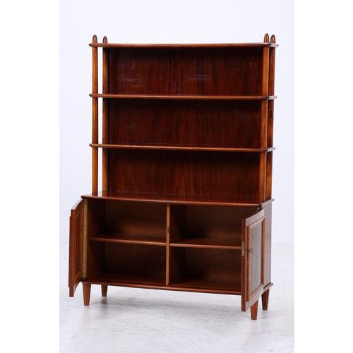 Vintage Bookcase in Mahogany by Nya Eftr. for Ehrlin Möbel Ab For Sale - Image 5 of 15