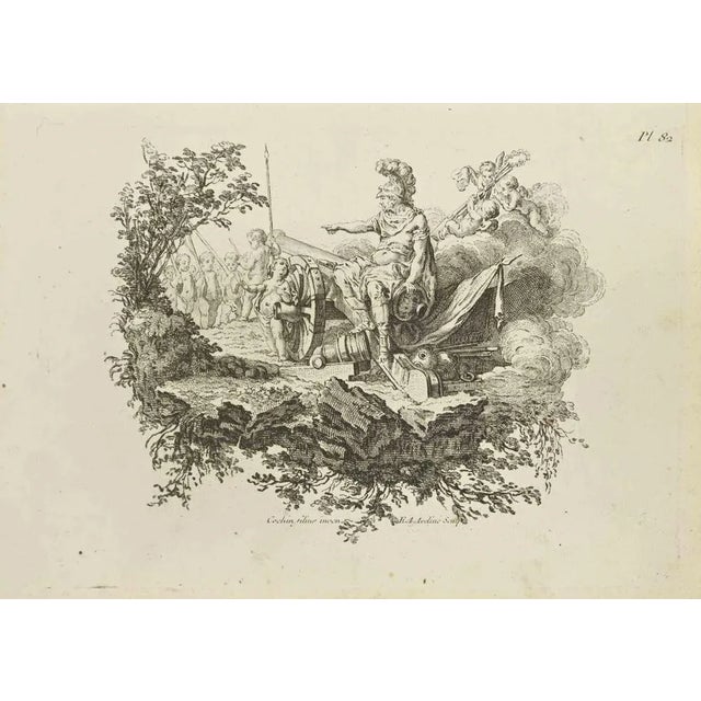 The Passage is an etching realized by Nicholas Cochin in 1755. Signed on the plate. Good conditions. The artwork is...