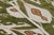 Textile Rug & Kilim’s Contemporary Dhurrie Rug in Green With White & Pink Ikats Patterns For Sale - Image 7 of 7