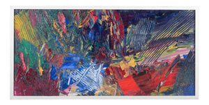 Lars Bertle. Abstract Landscape Composition, 1950s-1960s, Oil on Panel