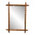 Antique Faux Bamboo Mirror For Sale