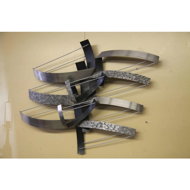 Very rare signed wall sculpture from 1992. This signed Curtis Jere piece very seldom comes up for sale. Its in wonderful...