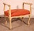 Small Polychrome Wooden Benchn 19th Century For Sale - Image 15 of 16