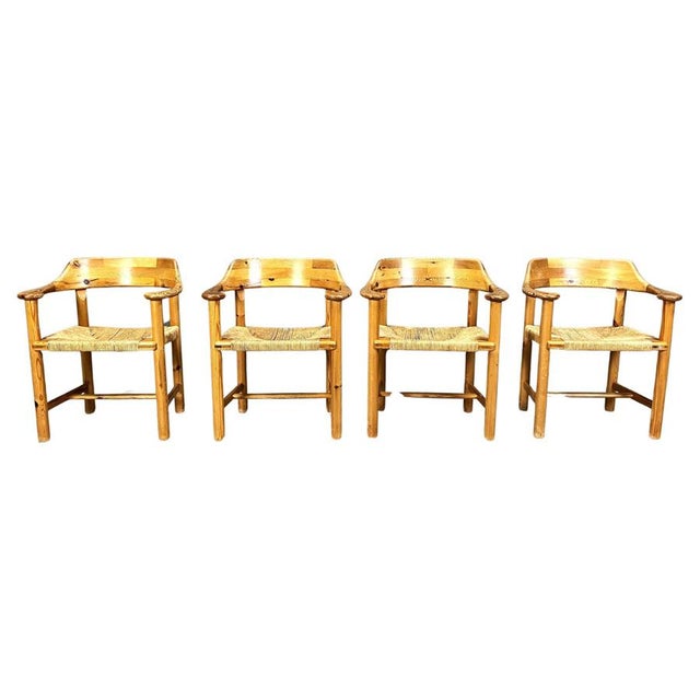 Pinewood Dining Chairs by Rainer Daumiller for Hirtshals Savvaerk, 1970, Set of 4 For Sale - Image 13 of 13