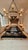 Illustration Heron Silk Velvet Throw Bedspread For Sale - Image 3 of 9