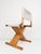Mid-Century Modern Italian Folding Chair in Beechwood and Raw Cotton Canvas, 1970s For Sale - Image 15 of 18
