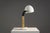 Vintage Desk Lamp in White Metal with Brass Accents by Egon Hillebrand for Hillebrand Lighting, 1970s For Sale - Image 6 of 11