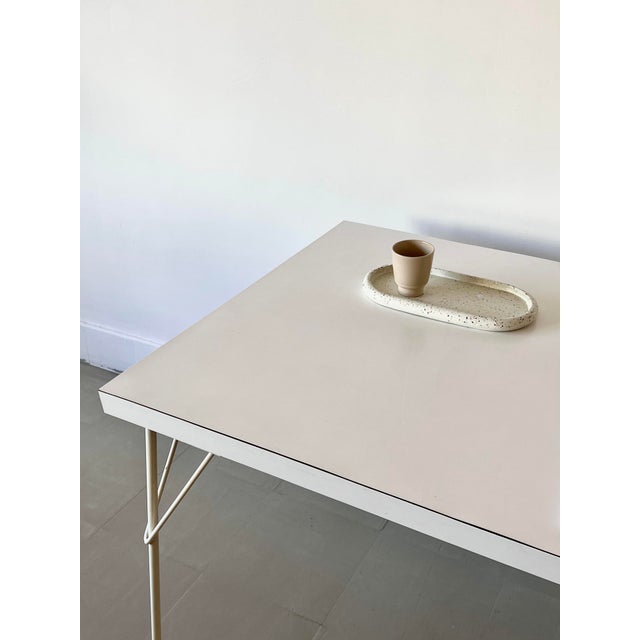 White Model 530 Table by Wim Rietveld for Gispen, 1950s For Sale - Image 8 of 18