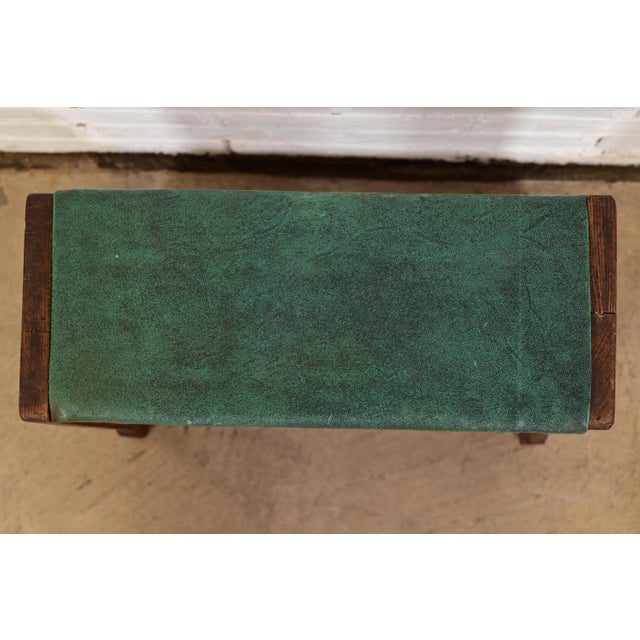 Early 20th Century Lakeside Craft Shops Mission Oak Arts & Crafts Footstool, Circa 1900 For Sale - Image 5 of 10