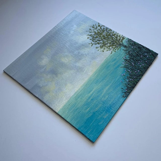 "Peace and Quiet 2" Contemporary Original Acrylic Painting by Deb Bossert For Sale - Image 4 of 10