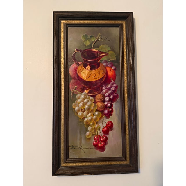 20th Century French Still Life Oil Painting by Henry Le Monnier For Sale - Image 4 of 13