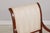 Wood Kindel Mahogany Grand Rapids Sleigh Back Arm Chair For Sale - Image 7 of 17