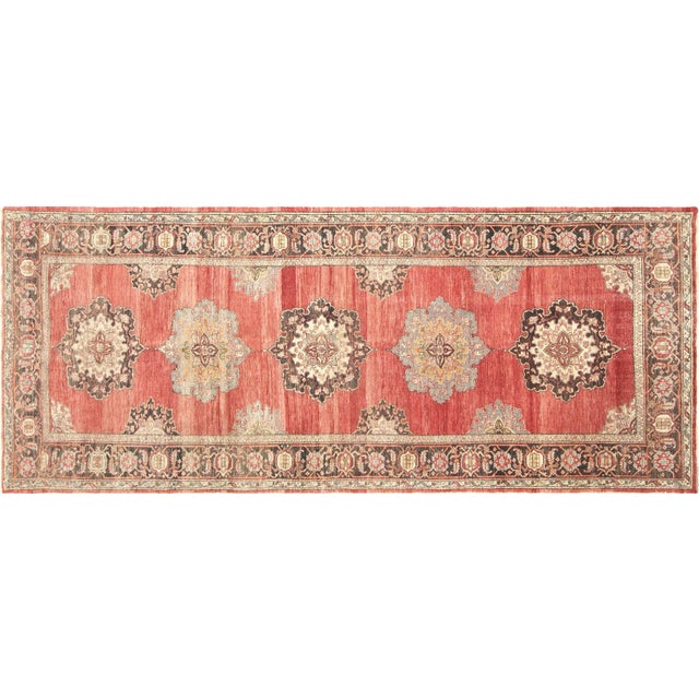 Textile 1960s Turkish Oushak Rug For Sale - Image 7 of 7