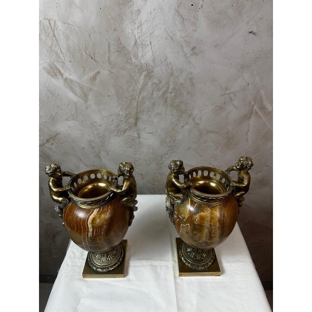 Gold Antique Cassolettes, 1880, Set of 2 For Sale - Image 8 of 18