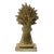 Vintage Brass Sheaf of Wheat Motif Bookend or Doorstop For Sale