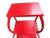 1970s Vintage Chinoiserie Red Metal Pagoda Etagere For Sale - Image 5 of 8