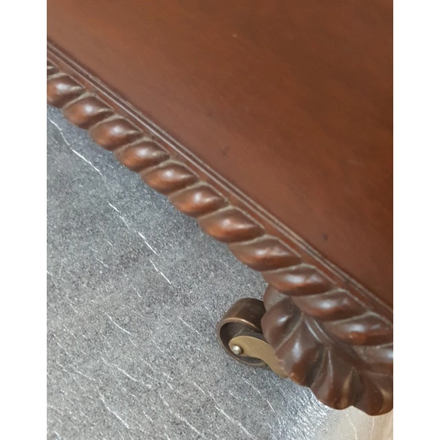 2000 - 2009 Hickory Chair Mt Vernon Canterbury Magazine Rack For Sale - Image 5 of 7