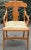 Mid 20th Century Empire Style Solid Maple Armchairs - A Pair For Sale - Image 9 of 12