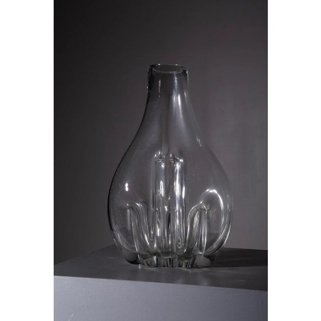 Eccentric Murano Vase by Toni Zuccheri, 1970s For Sale - Image 6 of 8