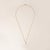 Modern 18k Yg 0.45ct Old European Cut Pierced Diamond Necklace For Sale - Image 3 of 4