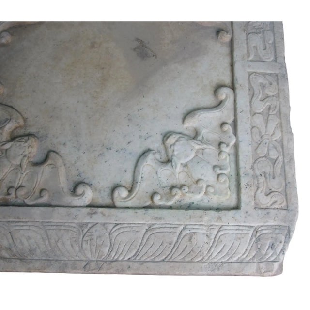 Late 19th Century Architectural Marble Tea Table With Carved Bats For Sale In Raleigh - Image 6 of 8