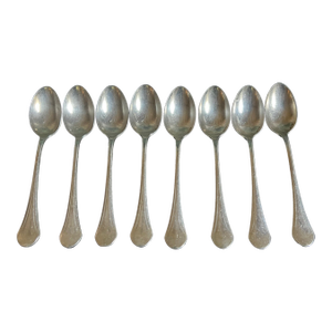 19th Century Christofle Coffee Spoons, Set of 8