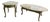 Vintage Coffee/Side Tables With Faux Marble Tops For Sale